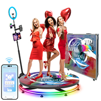 Rotating 360 Photo Booth 80cm Video 360 Degree Photo Booth Photobooth Kiosk For Wedding Party