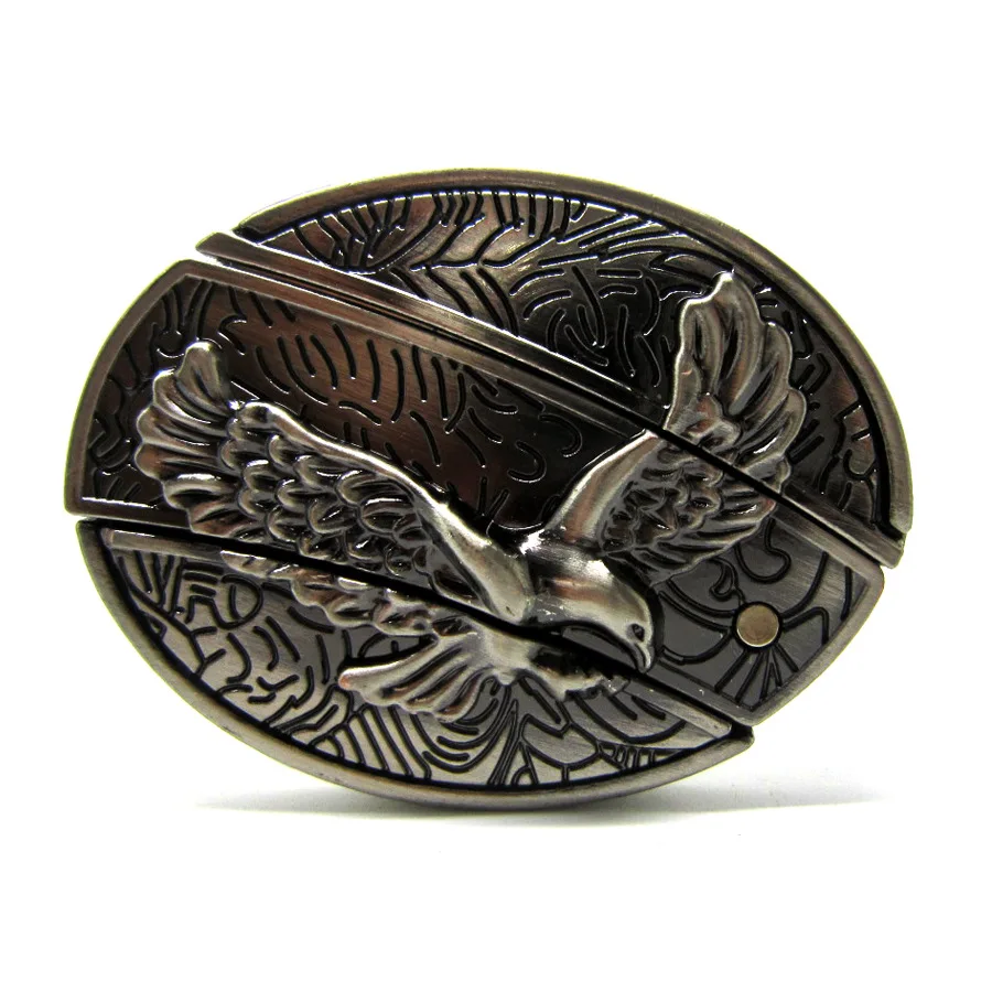 Fashion Classic Western Eagle Pattern decor Men Knife Buckle