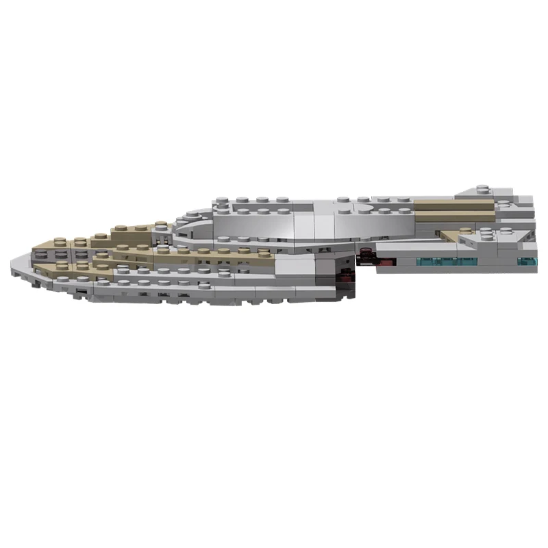 1305pcs MOC Space First Contact Battle Pack Smooth Edition Model Building Blocks Architecture Christmas Gift Toys Birthday Art