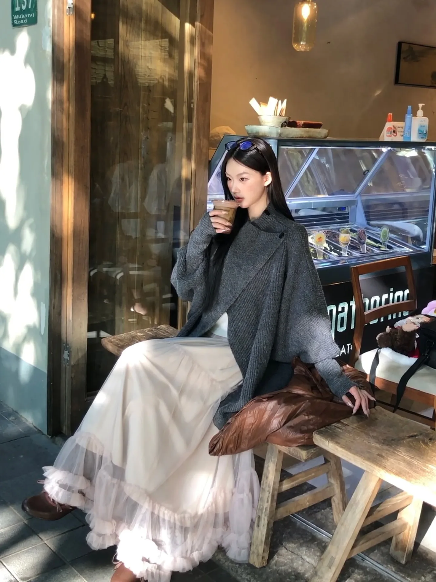 

ay Knitted Open Cardigan Women's Korean Sle Early Autumn Clothing 2025 New Arrival Comfortable Casual Long Sve Sweater...