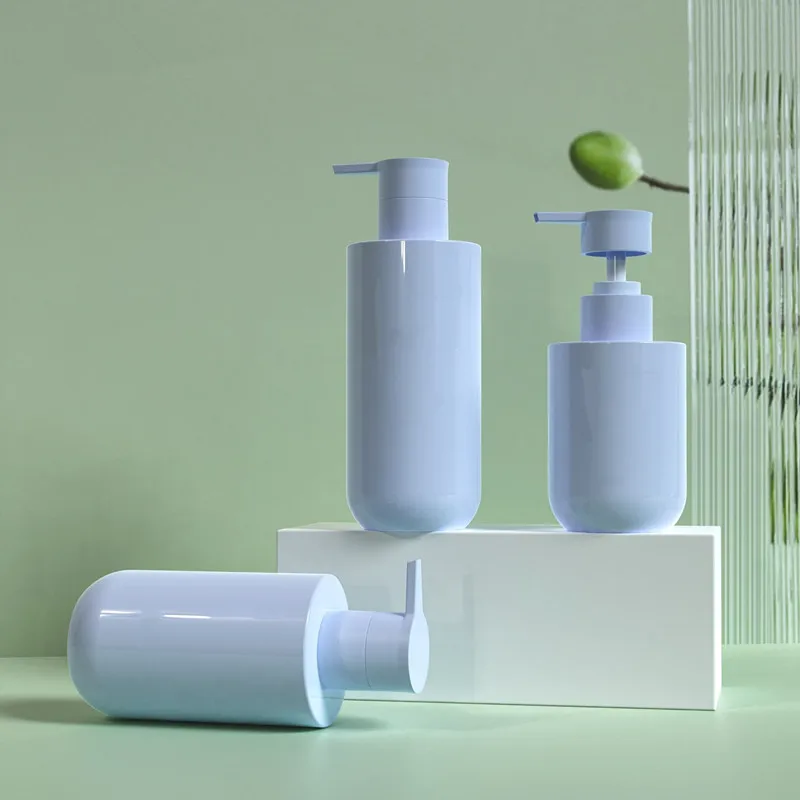 10pcs 150/200/300ml Lotion Pump Bottle Bathroom Soap Dispensers Shampoo Container Detergent Toilet Wash Care Bottle Refillable