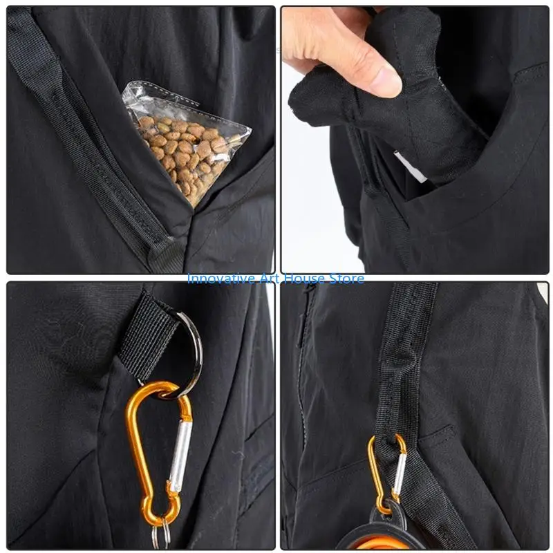 E1PC Dog Training Vest With Large Pockets Permeable Pet Trainer Dog Trainer Clothes