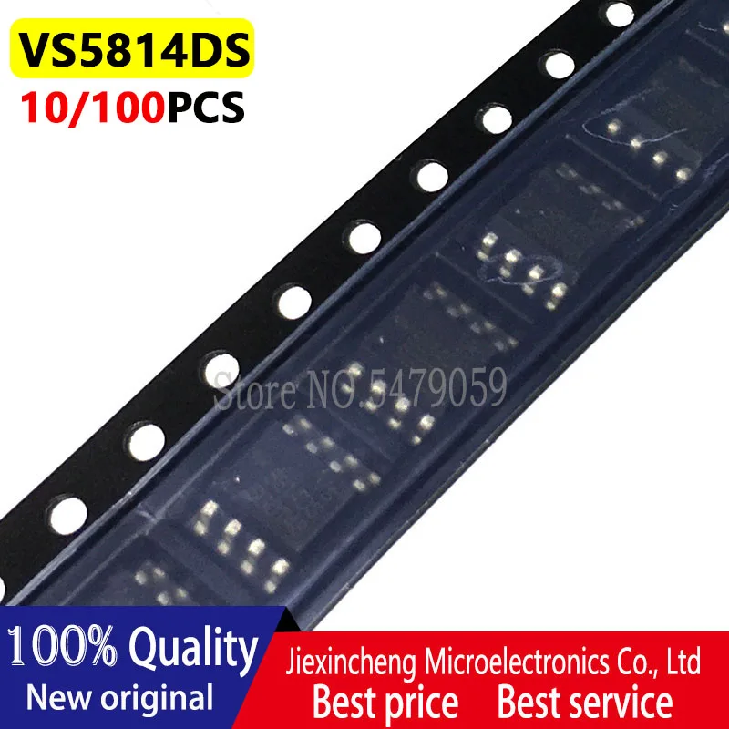 10PCS-100PCS VS5814DS  5814DS 55V/9A SOP8 Dual N-Channel  Advanced Power MOSFET