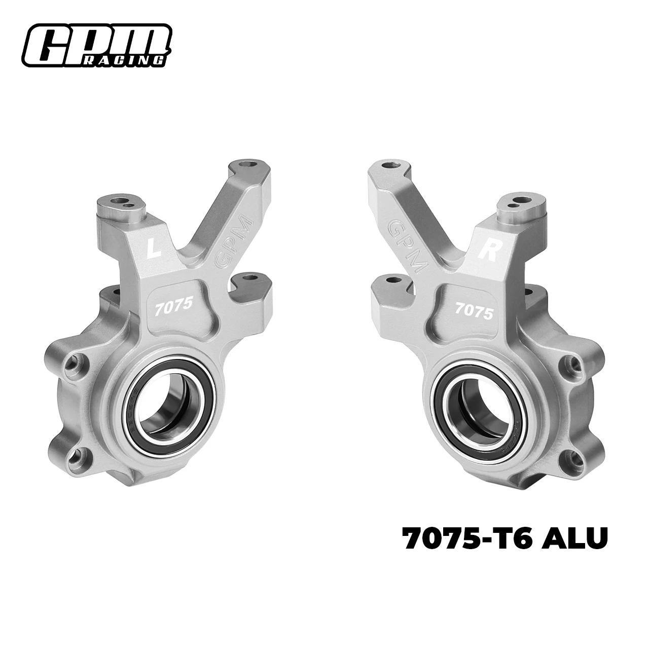 GPM 7075 Aluminiowe Przednie Powiększone Bloki Kierownicze TRAXXAS 1/6 Funco Pro Sand Car 8S