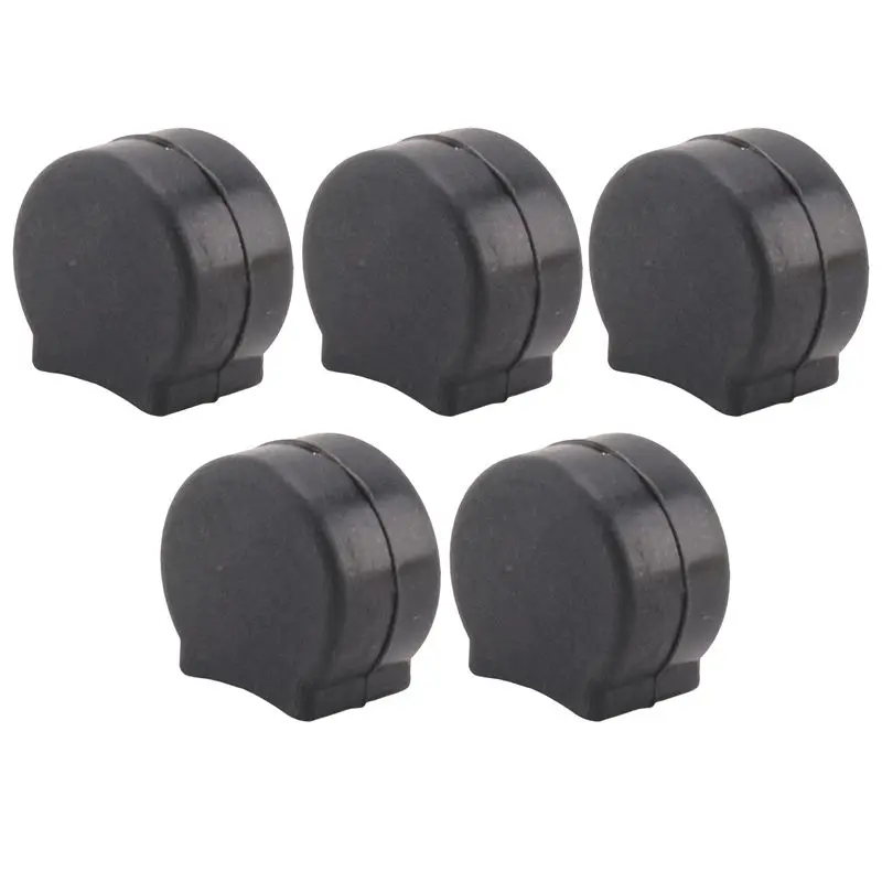 B48B-5PCS Clarinet Hardware Clarinet Thumb Rest Cushion Protector Soft Rubber Clarinet Thumb Protector, Black