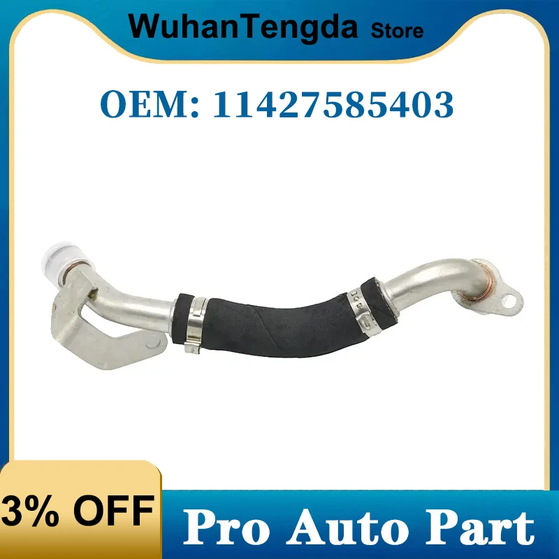 

11427585403 Turbocharger Oil Line Pipe Tube Outlet for BMW 135i 335i 435i 535i 640i 740i M2 N55