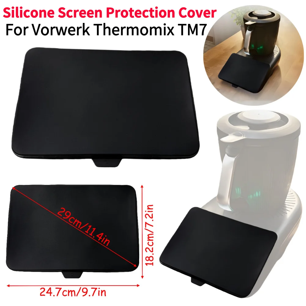 

Силиконовый защитный чехол для экрана Vorwerk Thermomix TM7, водонепроницаемая защитная пленка для экрана от царапин, 1/2 шт., для дисплея TM7