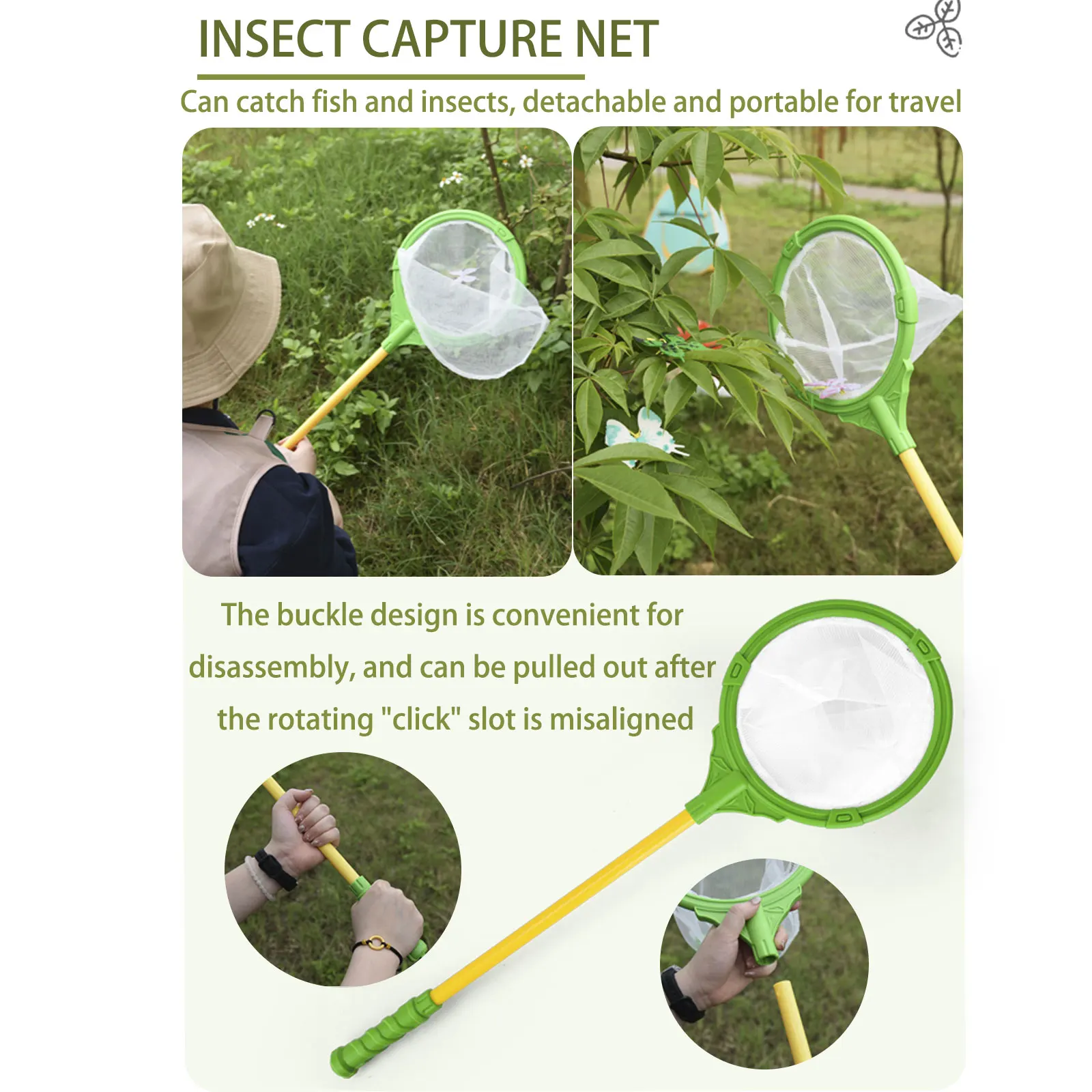 Kinder Outdoor Insekt Schmetterling Große Kann Erfassen Net Sammler Männliche Und Weibliche Abenteuer Rolle Spielen Kostüm Spielzeug