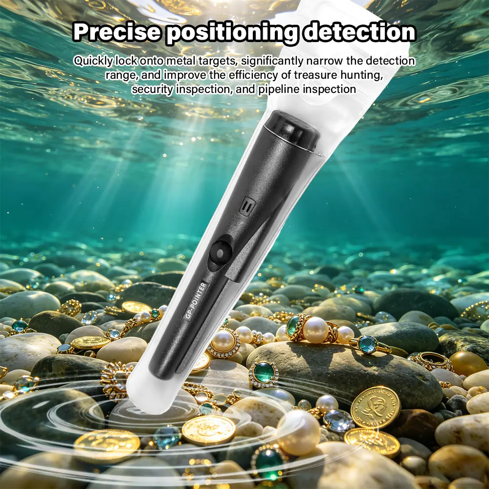 Wasserdichter Pinpointer GP-Pointer Handgehaltener Metalldetektor Positionierungsstab Schatzsuchgerät Mit Armband LED-Licht – Detail 27