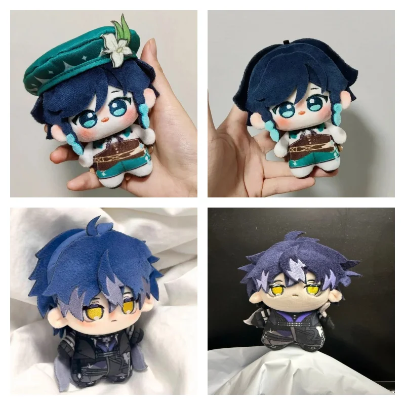 Nuevo Peluche de Venti de Genshin Impact, 10 cm, Anime, Mochila, Adornos, Colgante, Regalos de Navidad
