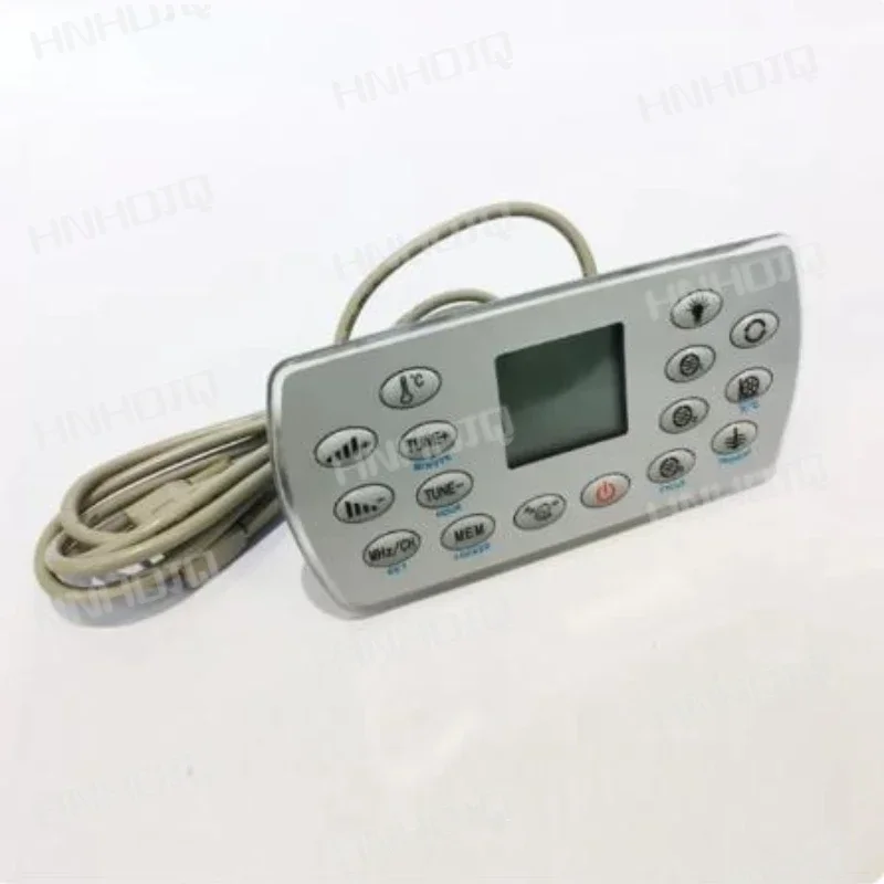 Pump controller and heater for massage bathtub, electrical control panel for spa