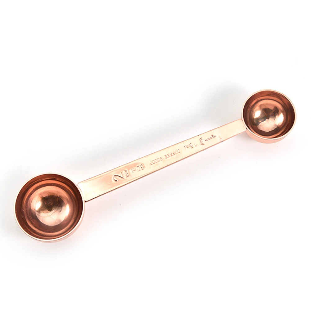 

Measuring Spoon Cup Coffee Spoons Dual Stainless Steel Modern Metal Sided Measure