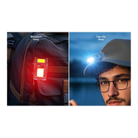 A25F-USB Rechargeable EDC Flashlight Portable Mini LED Flashlight Battery Display Magnetic Working Light Fishing Torch