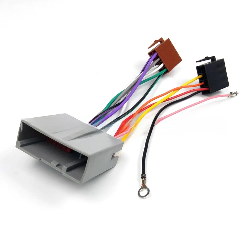 

ISO Car Radio Wire Adapter with Female Connector for Ford Fiesta Focus and For Land Rover FreeFor Lander Black 12V ABS