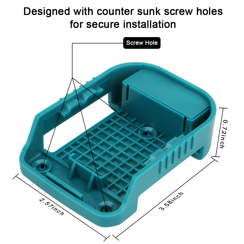 Uchwyt na baterie Camason do akumulatorów Makita i Bosch 18V Uchwyt na baterie do urządzeń mocujących Akcesoria do elektronarzędzi