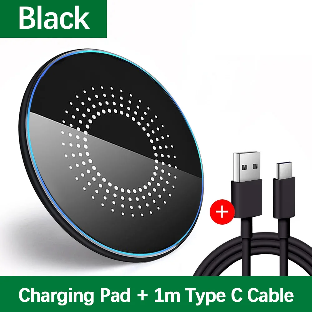 30W Kabelloses Ladegerät für iPhone 17 16 15 14 13 12 11 Samsung Xiaomi – Induktive Schnellladestation