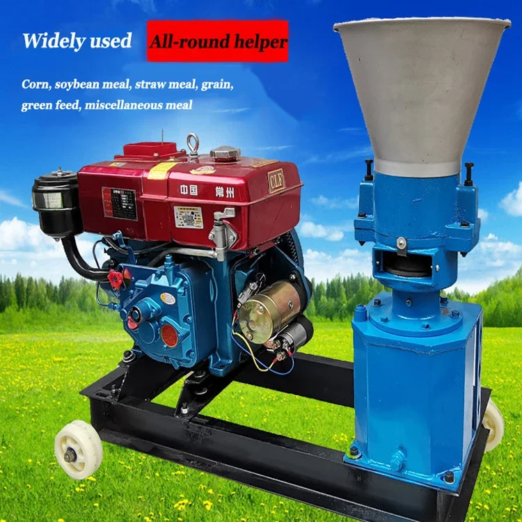 Compact And Convenient Sustainable  Biomass Pellet Mills For Farming