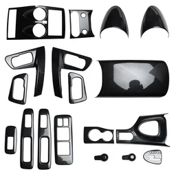 Fits Qashqai J10 2008 2009 2010 2011 2012 2013 2014 2015 ABS Carbon Fiber Style Decoration Accessories Interior Stickers