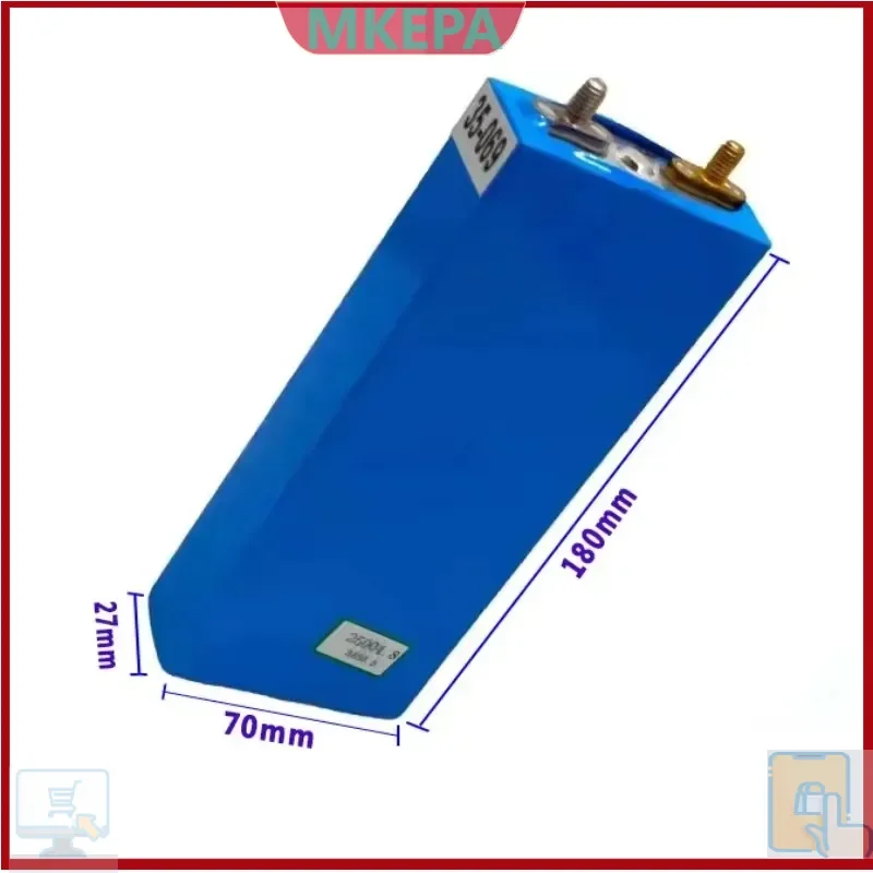 ✅3.2V 25Ah Lithium Iron Phosphate Battery, Used For DIY Solar UPS Power Supply, RV, Drone, Robot, Motorcycle And Other Equipment