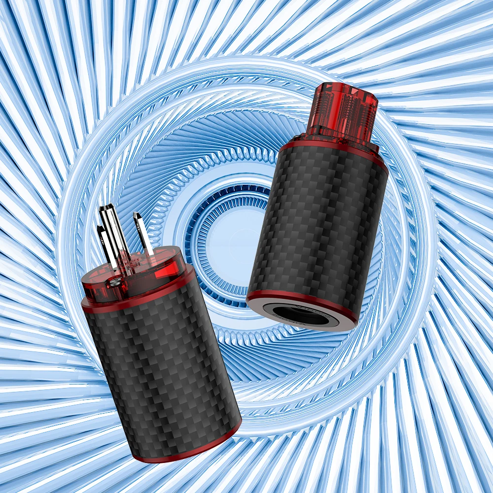 

Viborg VE504Ag VM504Ag VF504Ag Hi-End Pure Silver Power Plug EU US Power plug High purity Male Female connector