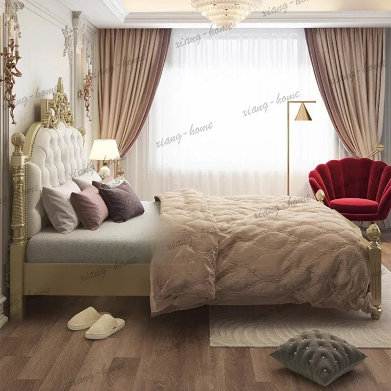 FG 180x200cm complete double bedroom luxury king size bed Base beds and frames headboards full size bed frame﻿ Organizer furnitu