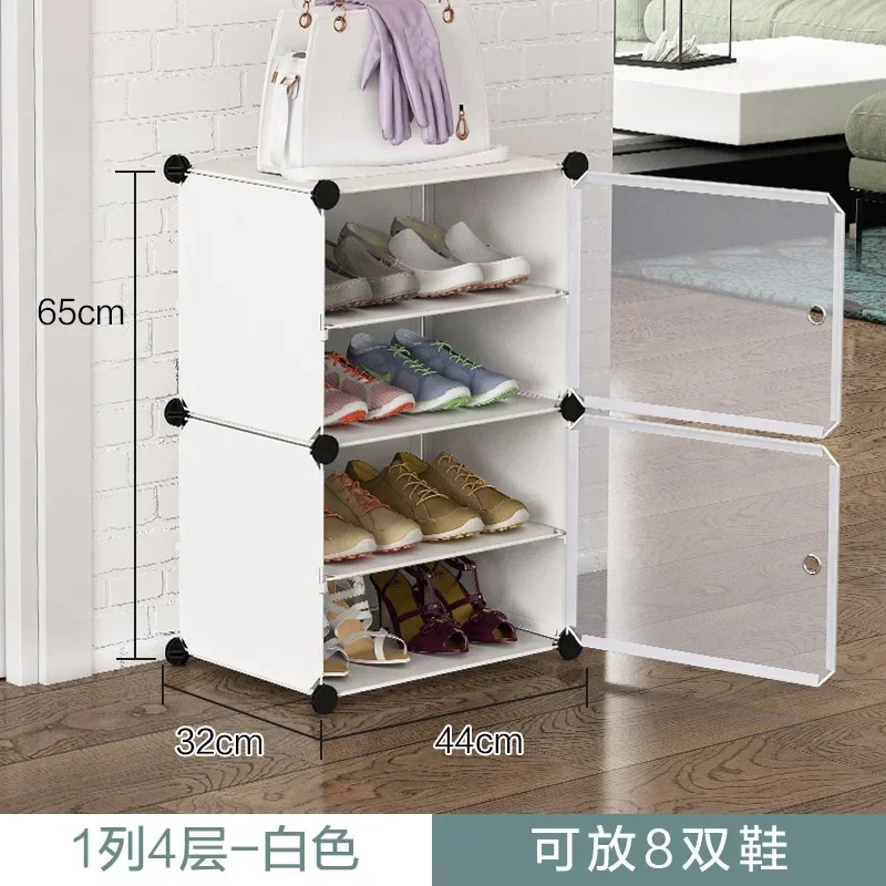 Multi Plastic Shoe Rack Cabinet Organizer Storage Waterproof Shoe Storage Cabinet Box Modern Rack Resin