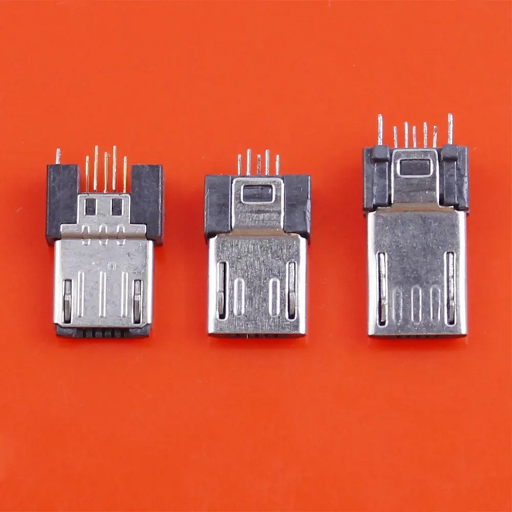 Conector Micro USB Macho para Soldar (5x) - usage example