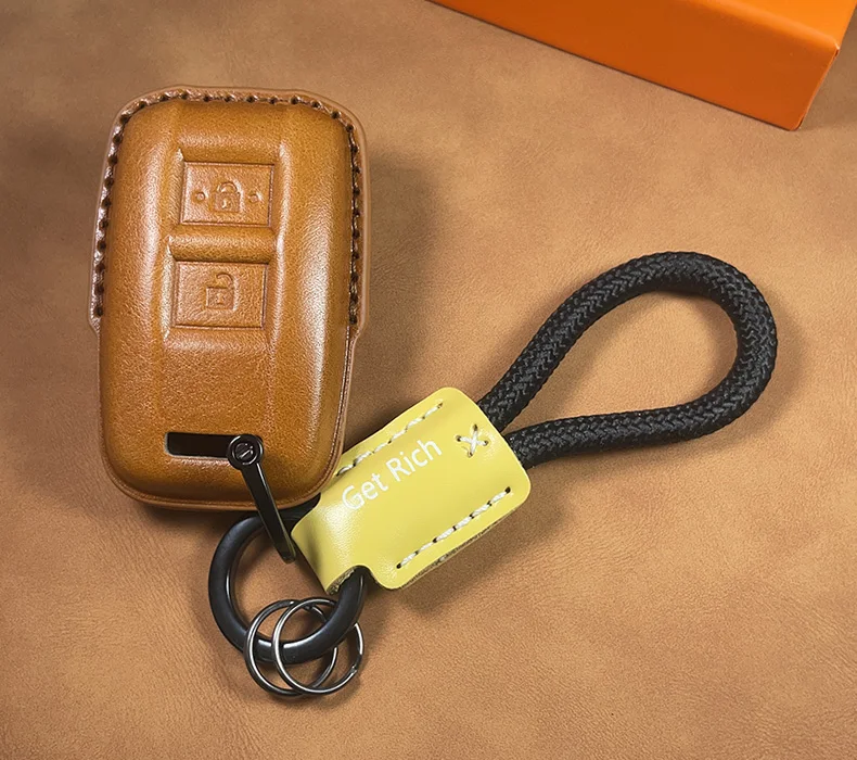 Autoschlüsseletui für Toyota Land Cruiser LC 70 71 76 78 79 LC70 LC71 LC76 LC78 LC79 Schlüsselanhänger-Abdeckung Shell-Halter Fob Bag Zubehör – Detail 13
