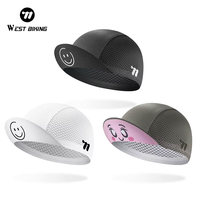 WEST BIKING Cycling Hat Men Summer Sun Protection Cycling Caps With Brim Quick Dry Team Bike Mountain Racing Hat Under Helmet