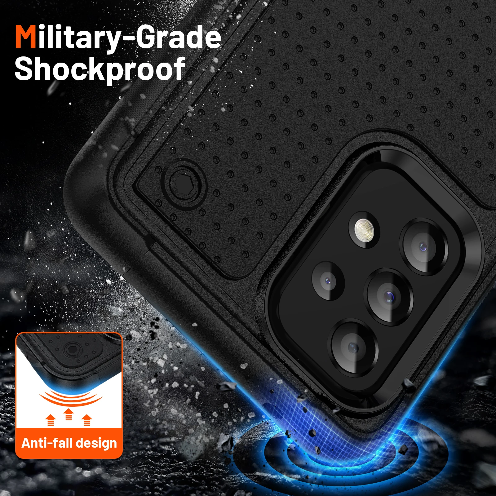 Shockproof Armor Case For Samsung Galaxy A73 A71 A54 A53 A52S A33 A32 A23 5G 4G Military Grade Drop Proof Protection Phone Case