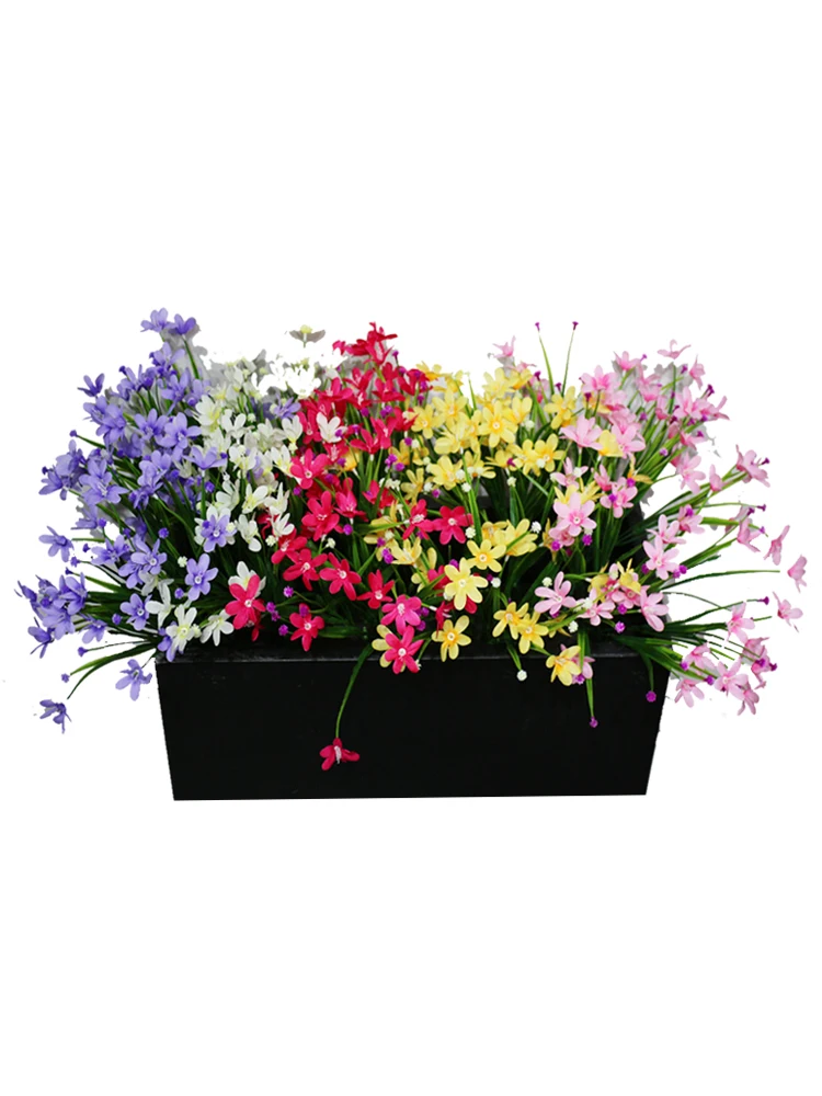 Malan simulation flower artificial flower outdoor  box decoration  narcissus plastic  simulation