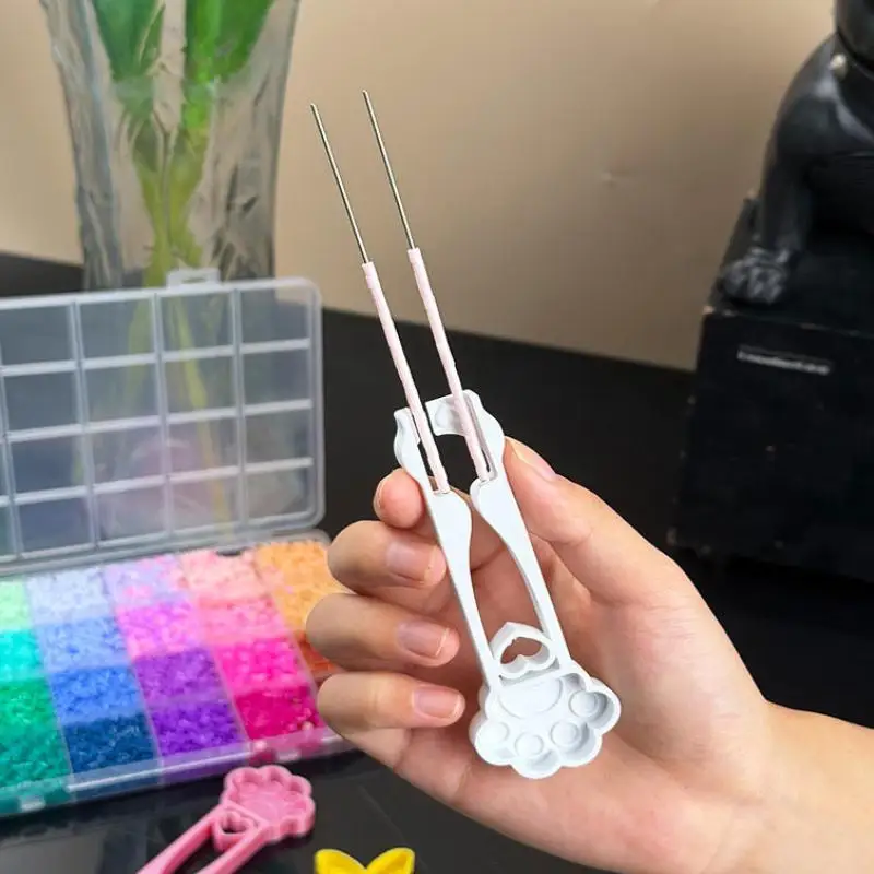1個 DIY 多機能コラージュビーズクリップ 新型ポイントグリップコラージュビーズペン ハンドヘルドコラージュビーズツール