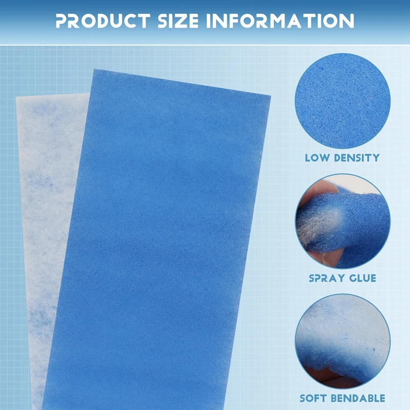 Juego de filtros para cabina de pulverización de aerógrafo Hobby, filtro de reemplazo de cabina de fibra de vidrio Compatible con Master, Paasche 6 uds