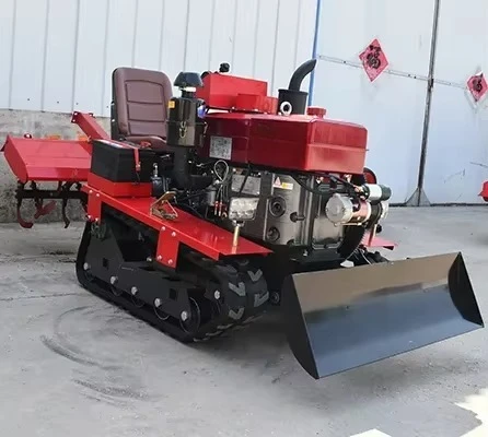 25HP 35HP 4WD Diesel Crawler Tractor Multifunctional Agricultural Farm Cultivator High Efficiency Tracked Farming Machine