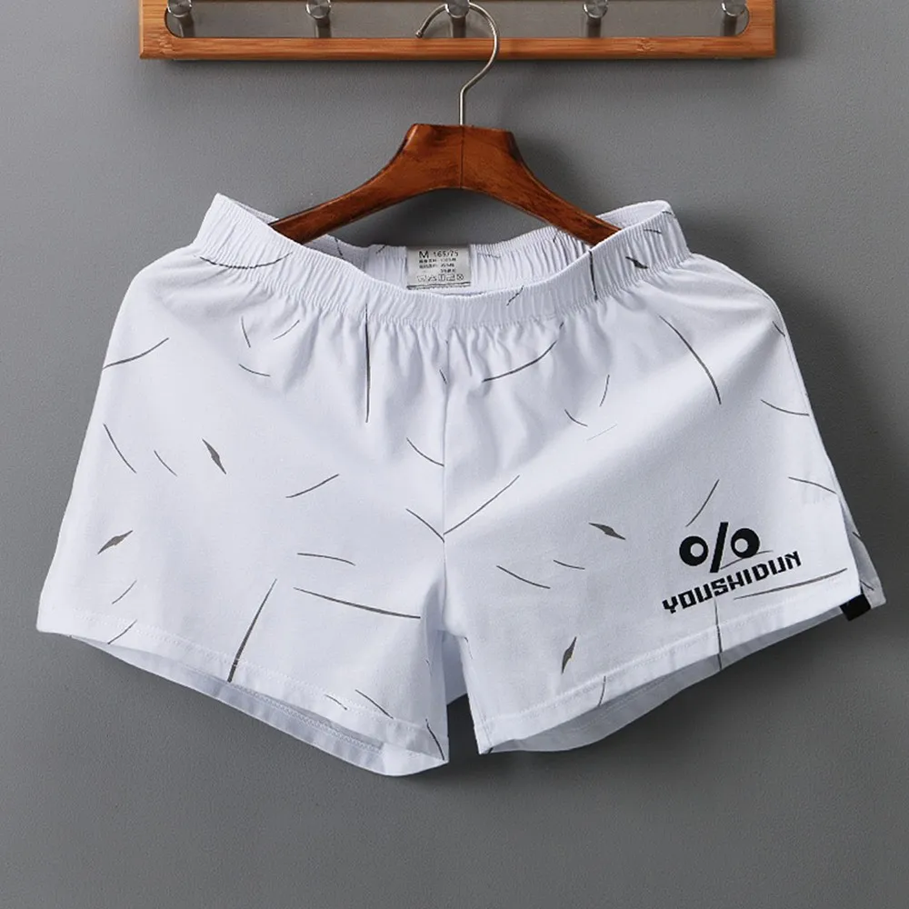 Shorts boxer elegantes e confortáveis para homens, roupas íntimas, calças, tanga, curtas, calcinhas, ideais para exercícios