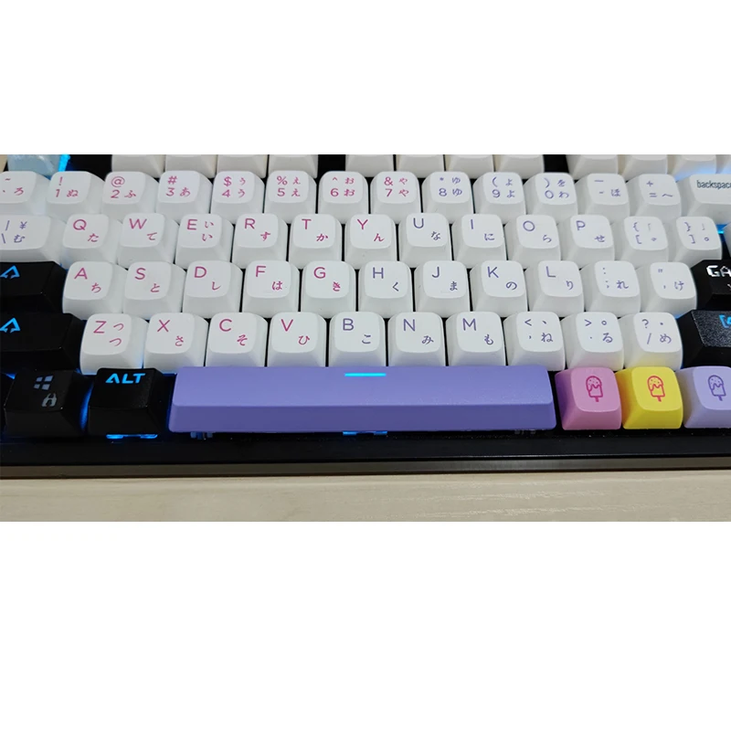 6.25u Spacebar For Cherry Mx Switch Mechanical Keyboard White Yellow Pink Red Orange Green Blue Purple Black Grey OEM PBT Keycap