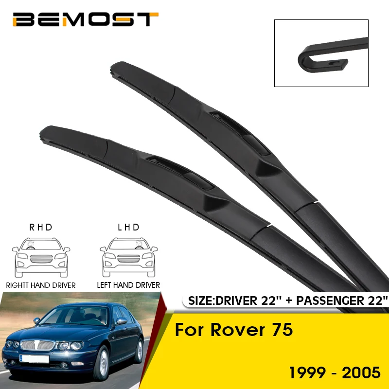 

Car Wiper Blades For Rover 75 1999-2005 Windshield Windscreen Front Window Blades 22"+22" Car Accessories