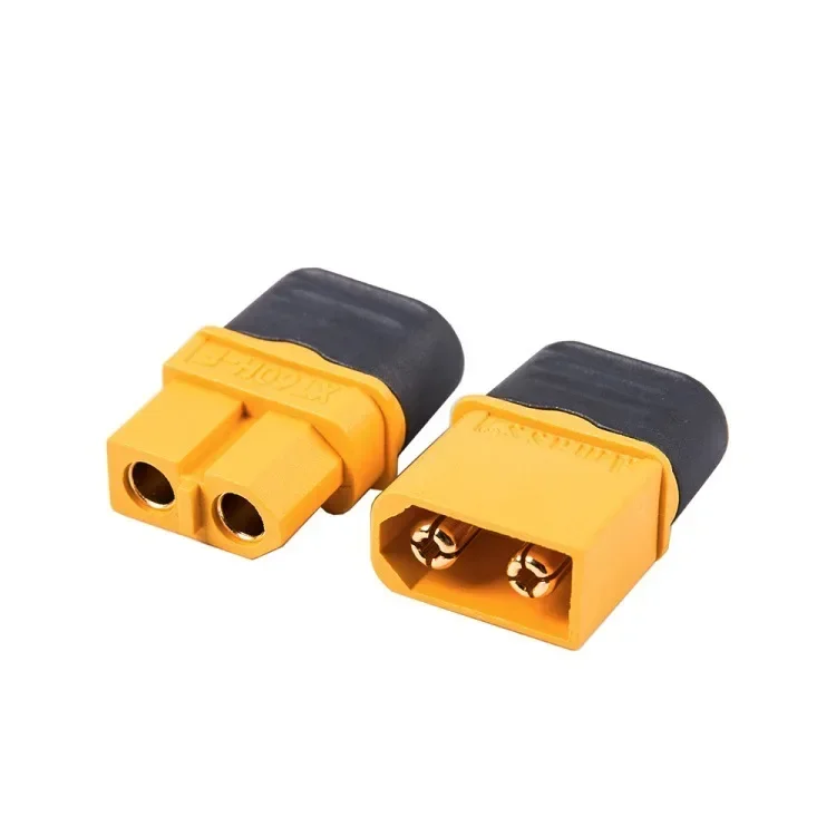 10 Uds. Conector AMASS XT60H + XT60 con cubierta protectora enchufe de alimentación macho hembra con funda para batería Lipo aviones RC coches