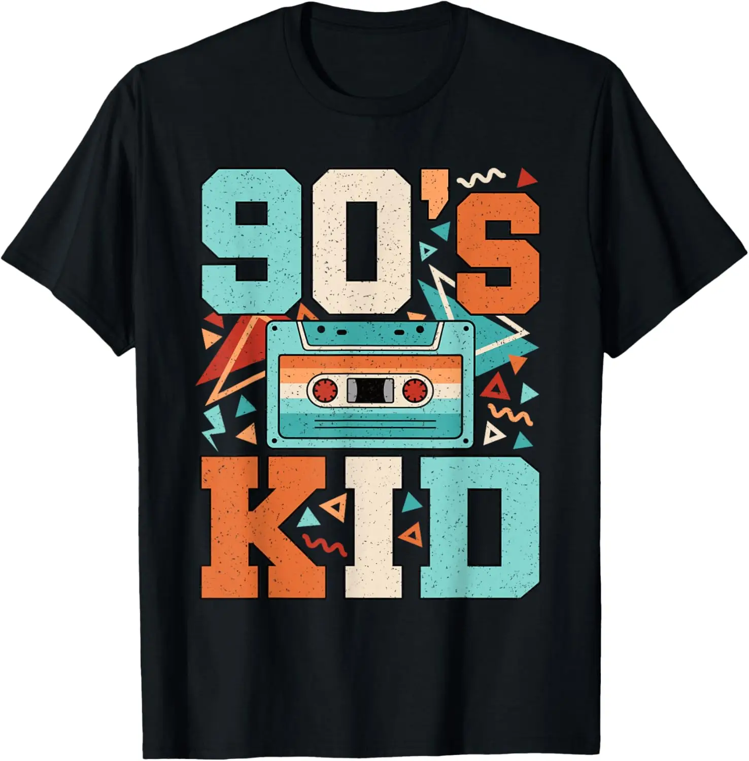 Tenue de fête Chang pour enfants, t-shirt rétro des années 90, style années 1990