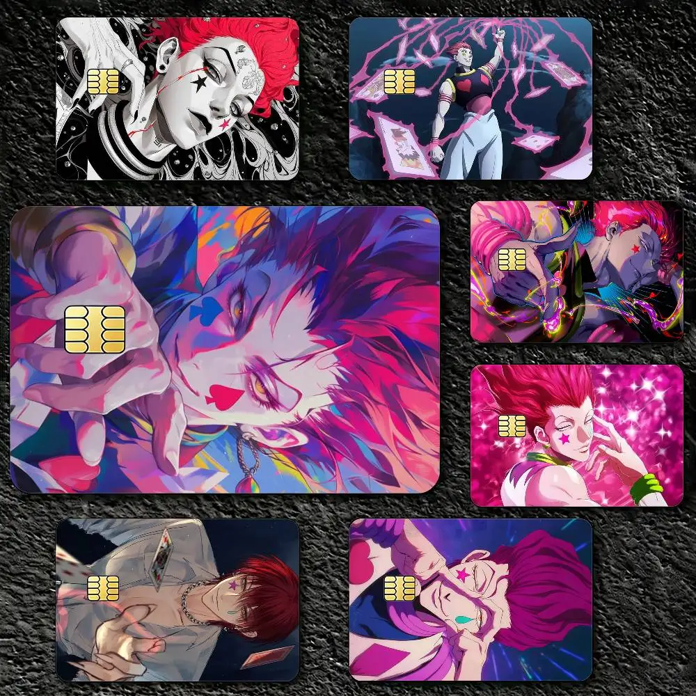 

H-Hisoka H-Hunter X Hunter Decorative Waterproof Film Skin Cover Credit Card Stickers Debit Front Bank Bus Pass