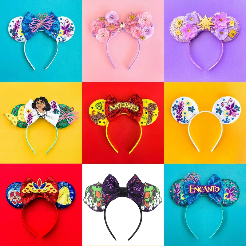 La Sirenetta Fasce per Ragazze Granchio Flounder Accessori per Capelli Donna Disney Ariel Perle Orecchie di Conchiglia Fascia per Capelli Bambini