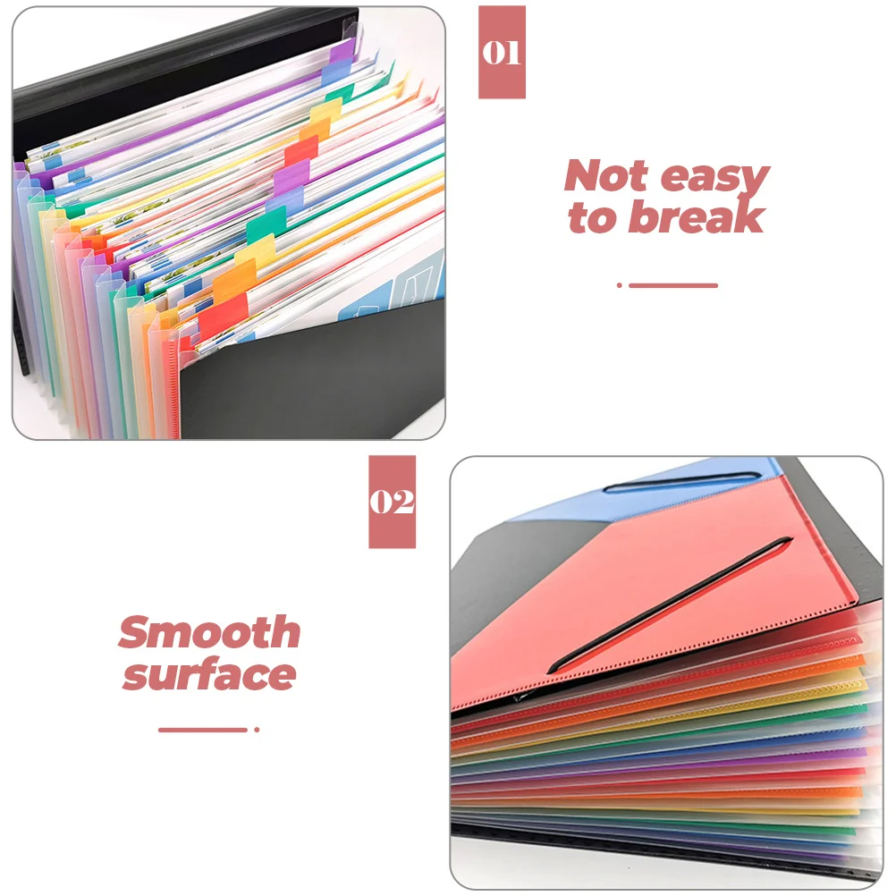 

Folder Storage Pack Documents Organiser Expanding Organizer Binder Holder Expandable with Dividers Folders
