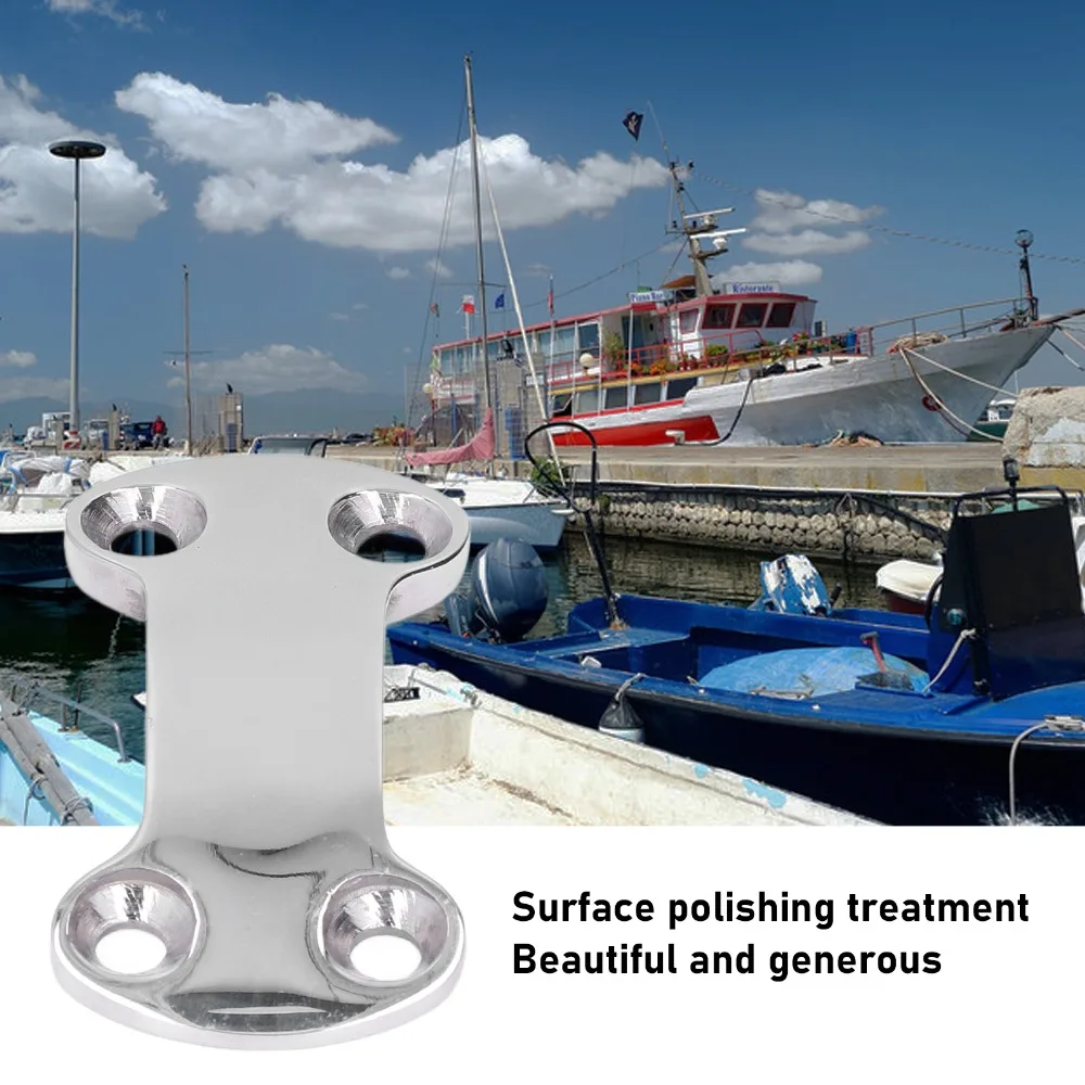 2pcs Tie Down Deck Plate Stainless Steel Press Buckle Marine Grade Durable Belt Cam Buckle Plate Webbing Pressure Buckles
