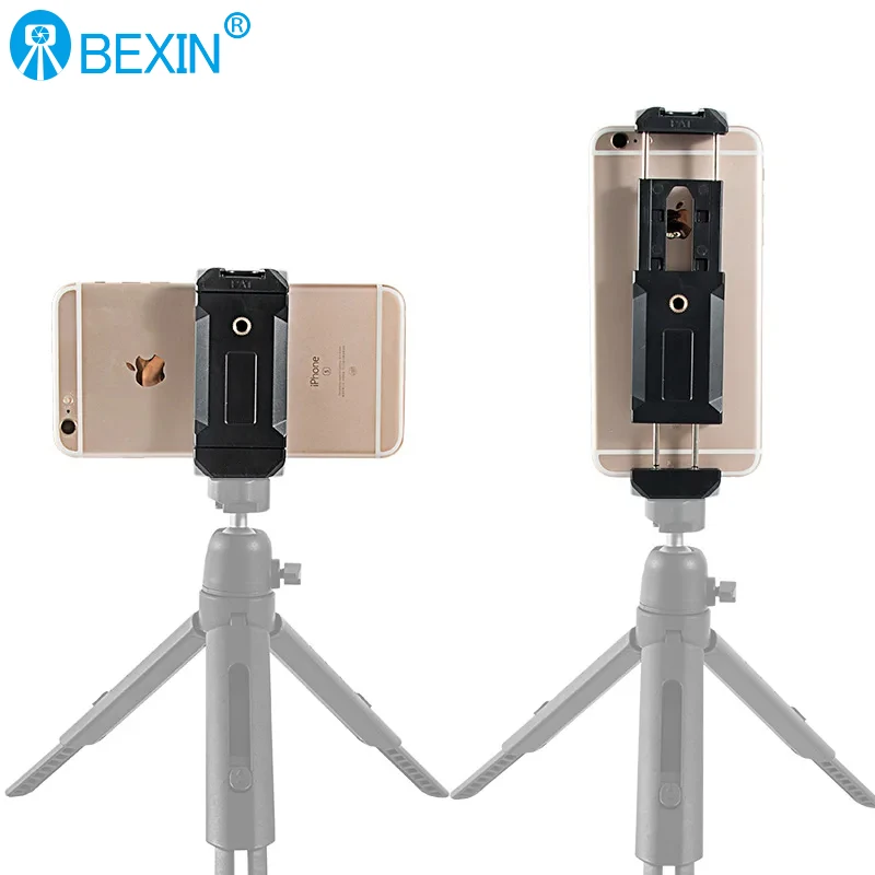 Novo atualizado sapata clipe do telefone móvel braçadeira suporte suporte montagem universal suporte do telefone móvel para monopé