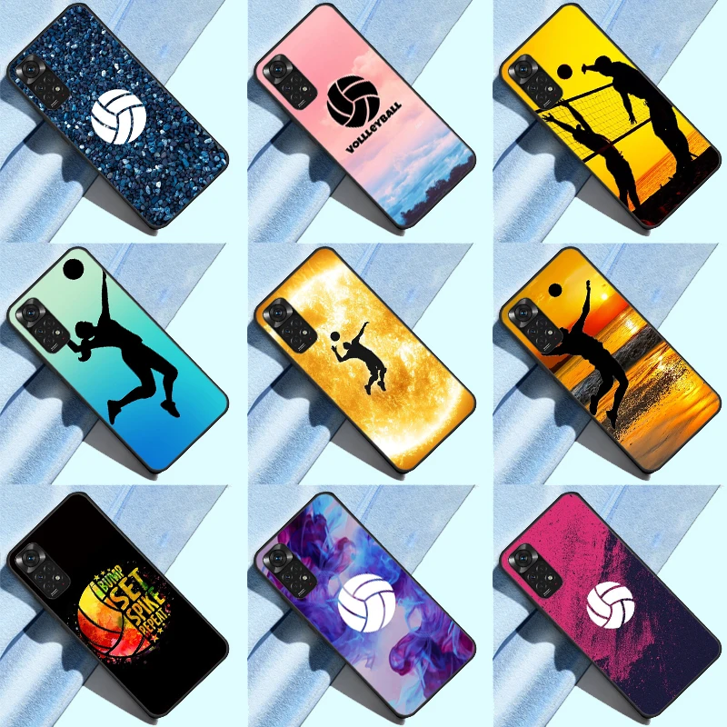 Volleyball Sport Case For Xiaomi Redmi Note 10S 9S 8T Note 11 Pro Note 9 10 Pro 10A 10C 9A 9C 9T 10 Cover Coque