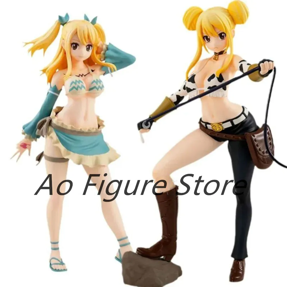 

FAIRY TAIL Sexy Girl Anime Figure Lucy Heartfilia Natsu Action Figure FAIRY TAIL Final Series Lucy Aquarius Form Ver Figure Toys