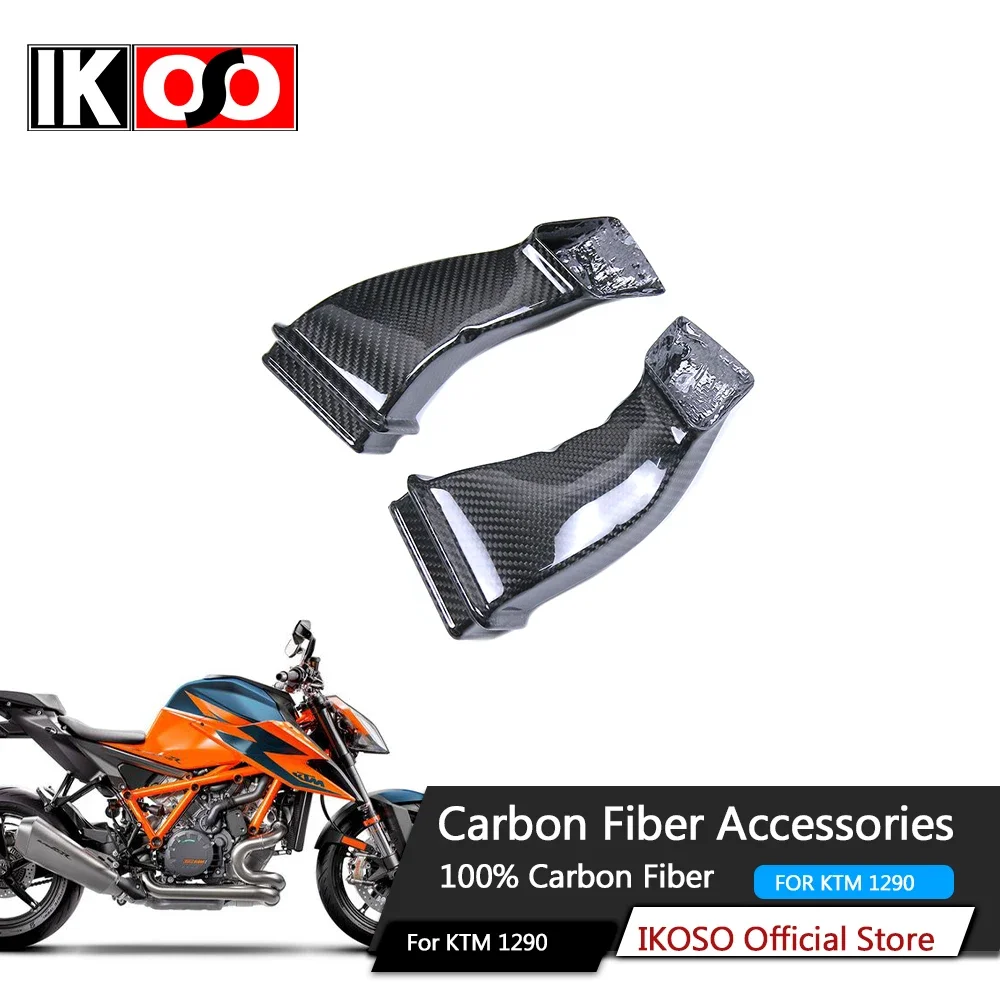 For KTM 1290 SuperDuke 2020 +Motorcycle Accessories 100% Pure 3K Full Dry Carbon Fiber Air Intakes Motorcycle Accessories