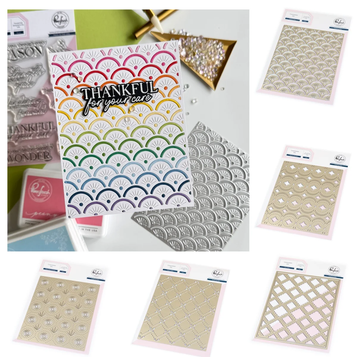 

2025 New Petal Trellis Scallop Glow Coverplate Metal Cutting Dies for DIY Decorating Scrapbook Paper Card Album Embossing Craft