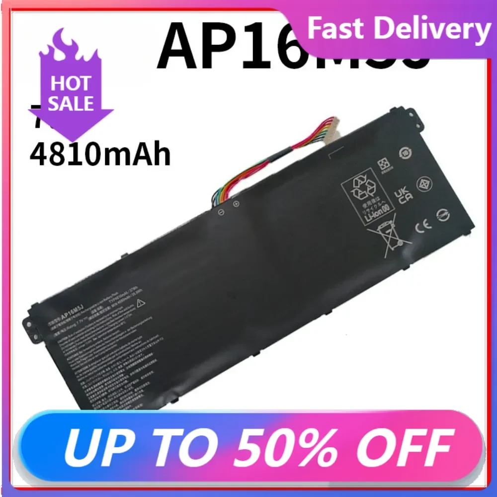 2026 New Laptop Batteries Suitable for Acer AP16M5J A315-21 A315-55 N17Q2 N18Q13 Laptop BatteryFast Delivery