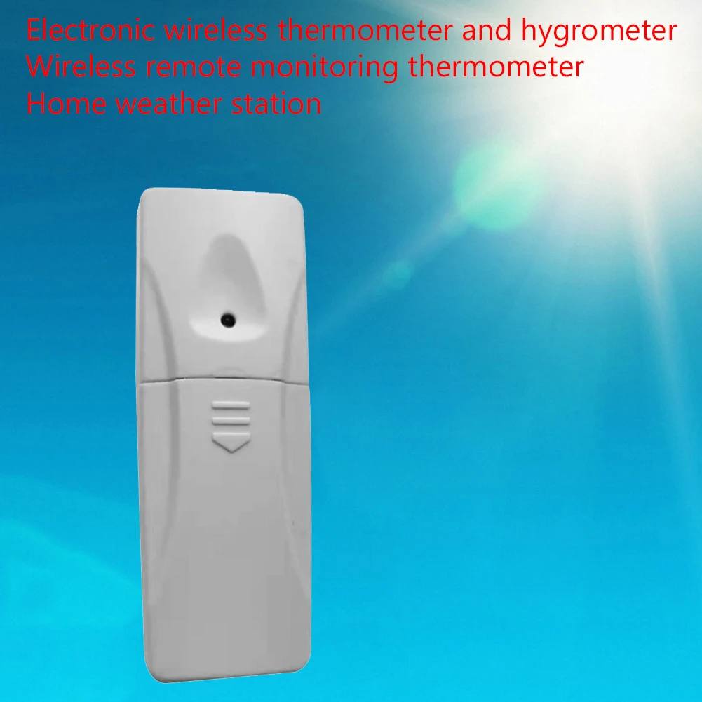 Wireless Thermometer Hygrometer Remote Sensor Transmitter for Weather Station Temperature Humidity Measurement Tool